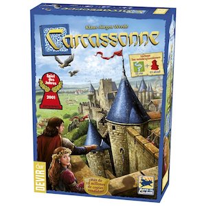 Carcassonne es un juego de estrategia de tipo alemán para entre 2 y 5 jugadores.